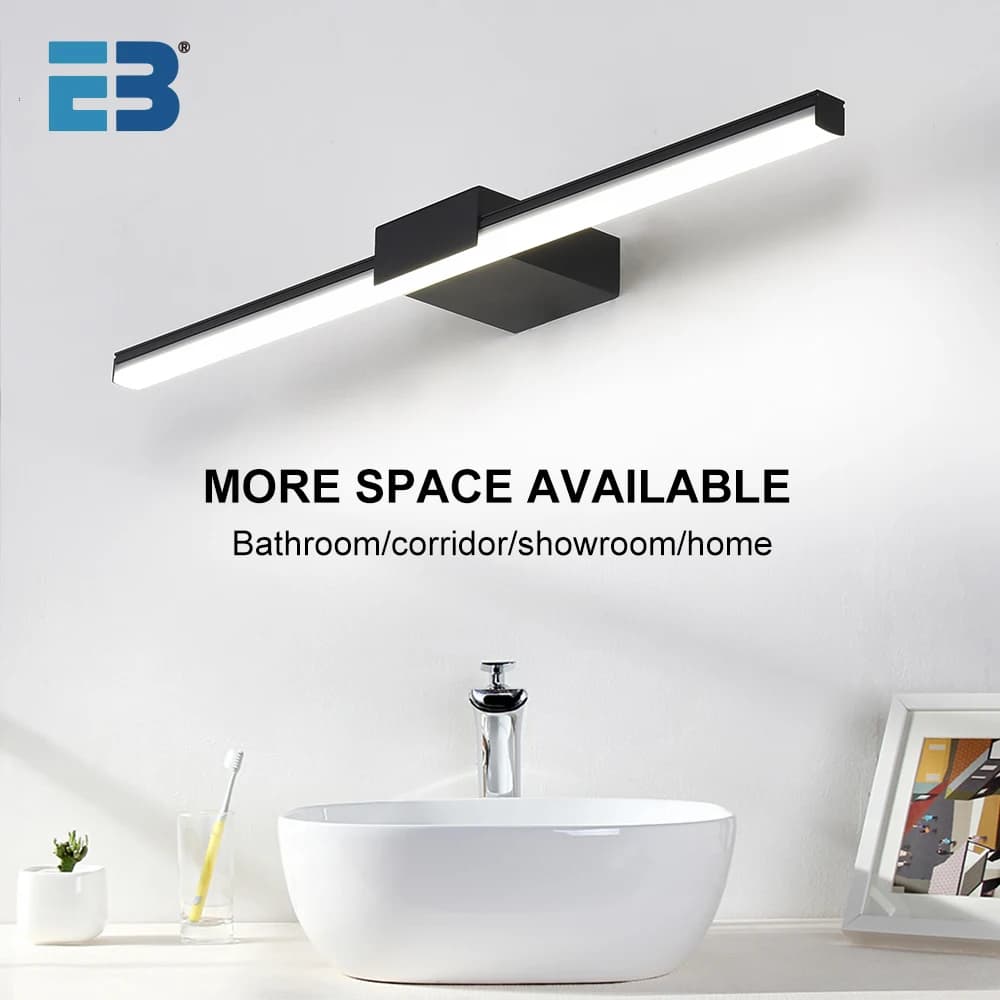 Mur LED lampe salle de bain vanité lumière 40 cm 55 cm AC85 - 265 V intérieur moderne appliques mura