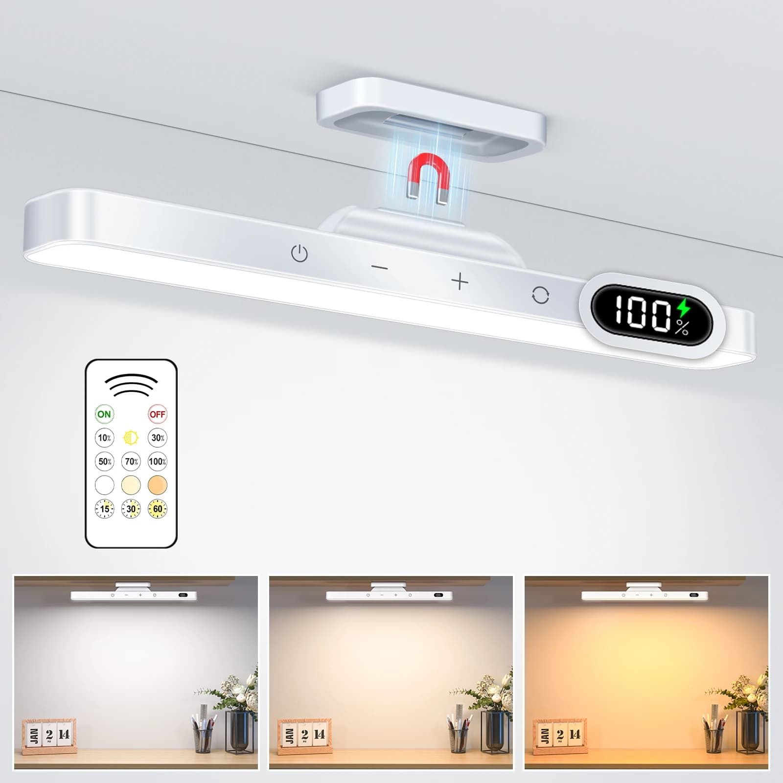 WILLED – lumières de miroir à intensité variable, 5W, 3 couleurs, lumière de maquillage réglable ave