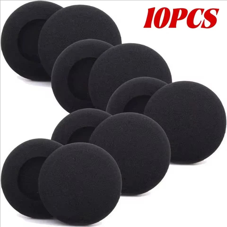 Coussinets d'oreille en mousse épaisse pour écouteurs, housse de coussin de remplacement en éponge, 