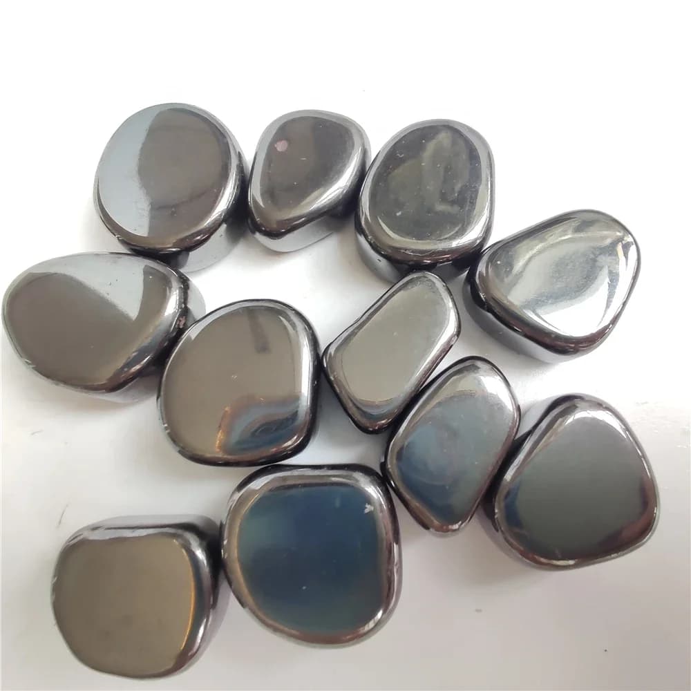 Bracelet en Hématite Naturelle pour Bijoux, Accessoire de Bricolage, Pierre Terahertz, Artisanat de 