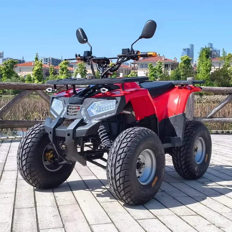 Quad électrique tout-terrain puissant 60V 1200W à transmission par arbre, pour adultes, enfants et a