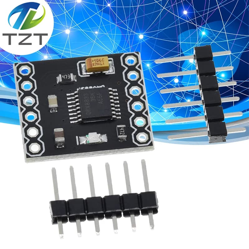 Carte de Module de pilotes de moteur à courant continu à 2 canaux DRV883 1,5a 3V-10V pont en H moteu