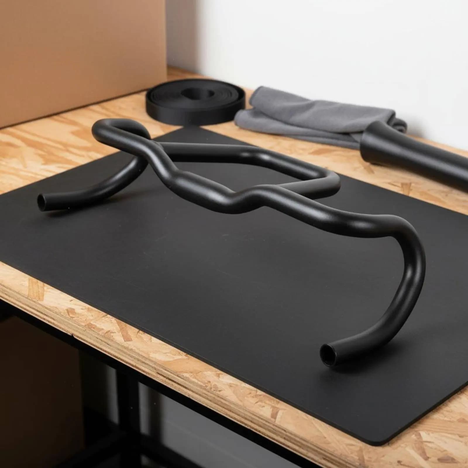 Guidon de vélo de gravier ergonomique à poignées évasées, multi-positions, pour le touring
