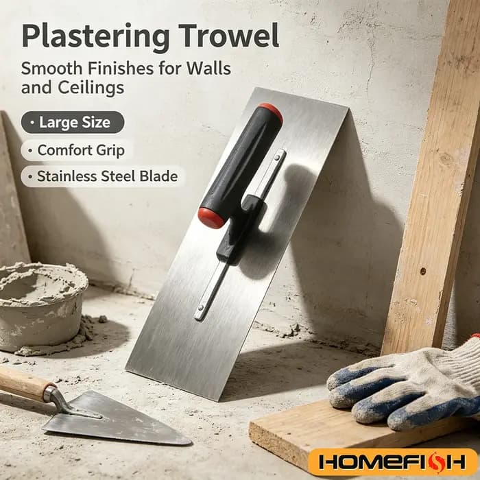 Truelle à plâtre pour cloisons sèches, outil de finition pour le lissage des surfaces murales et de
