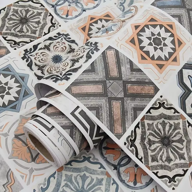 Autocollants muraux pour meubles De cuisine, 40cm, résistants à l'huile, Papel De Parede auto-adhési