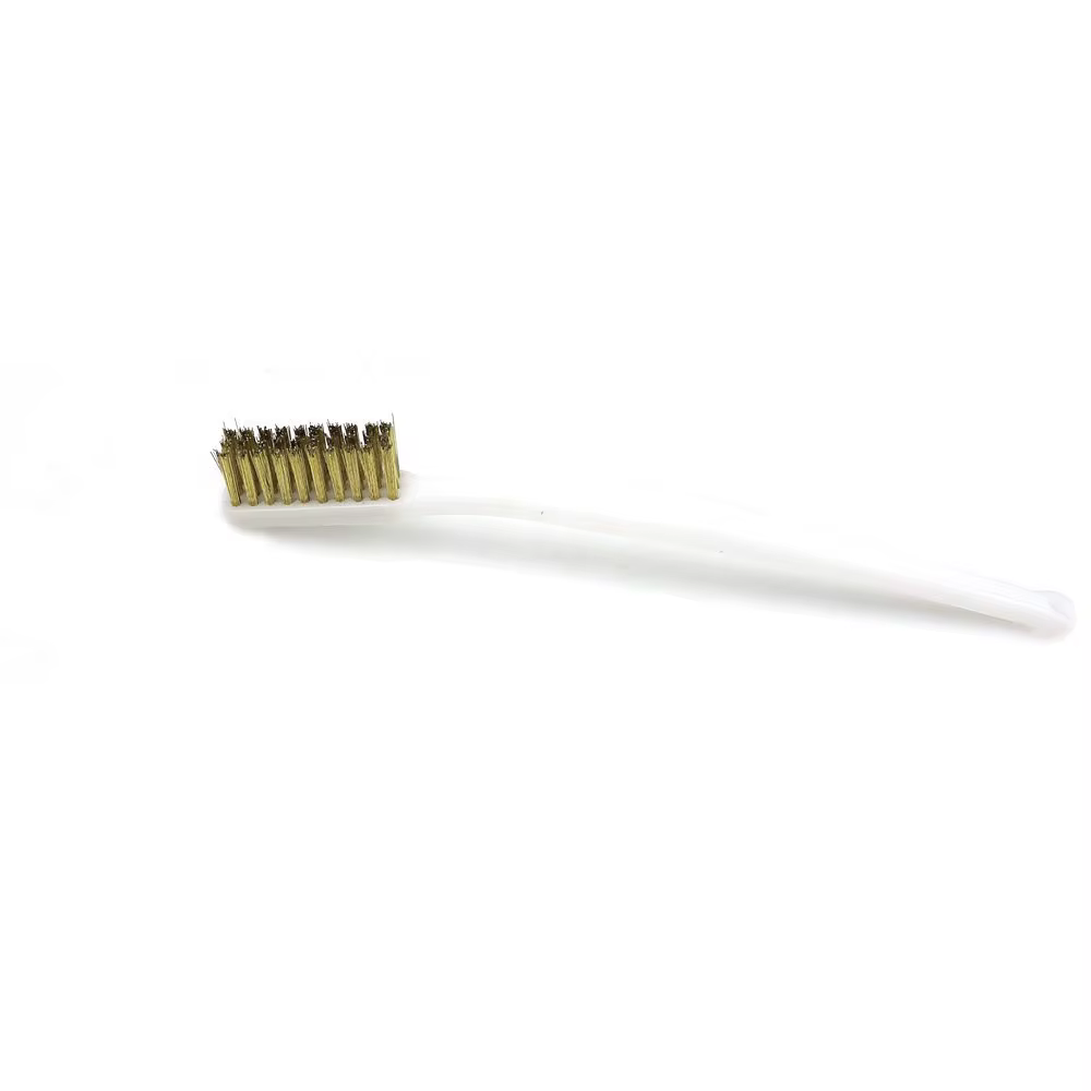 Brosse métallique en laiton pour enlever la peinture, brosse de dérouillage pour livres de surface,