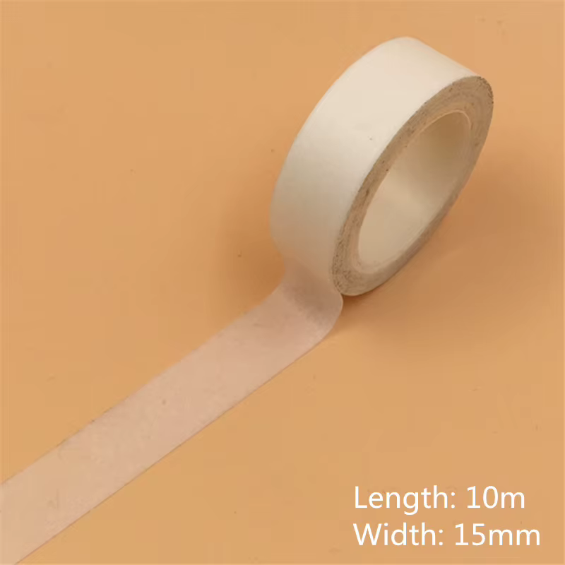 1 rouleau de ruban adhésif Washi blanc et noir, papier décoratif, ruban de masquage inscriptible pou