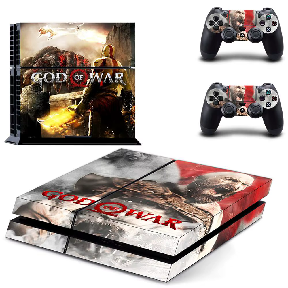 God of War PS4 peau autocollant couverture pour PS4 Console et contrôleur peaux vinyle