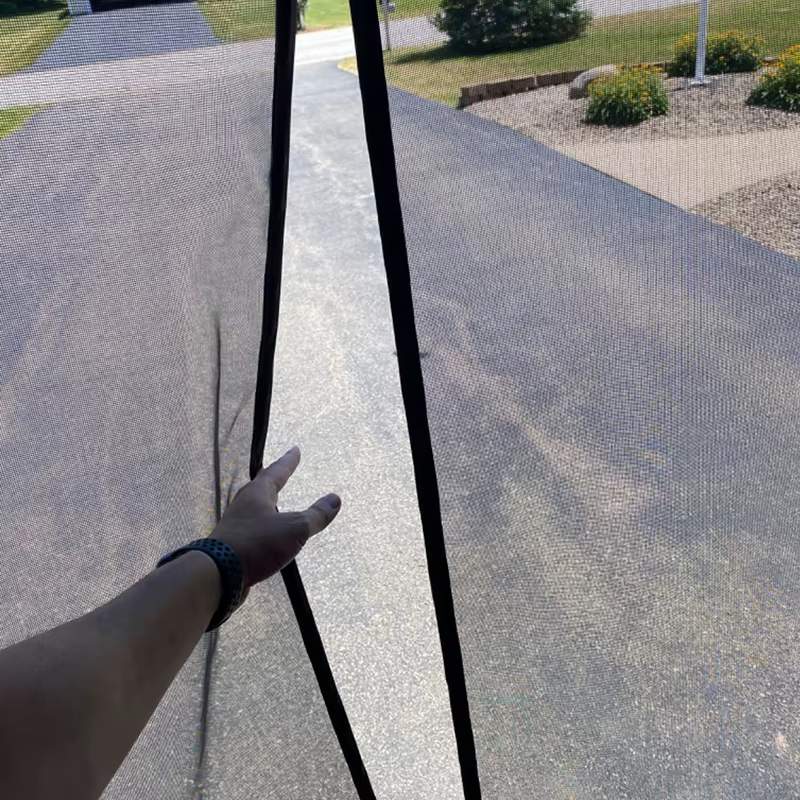 Rideau de porte de Garage magnétique de grande taille, moustiquaire de taille personnalisée, écran a