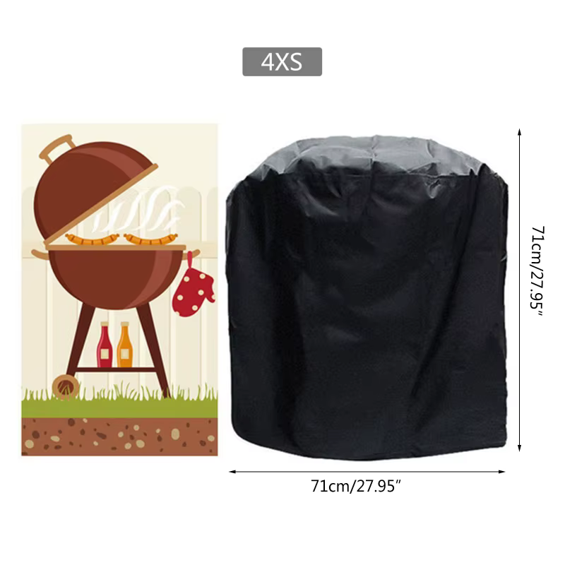 Housse de Protection Anti-Poussière Étanche de Barbecue 1 Pièce, Housses Protectrices Très Résistant