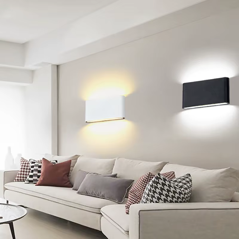 Applique murale nordique en aluminium, Style moderne, éclairage d'intérieur étanche IP65, éclairage