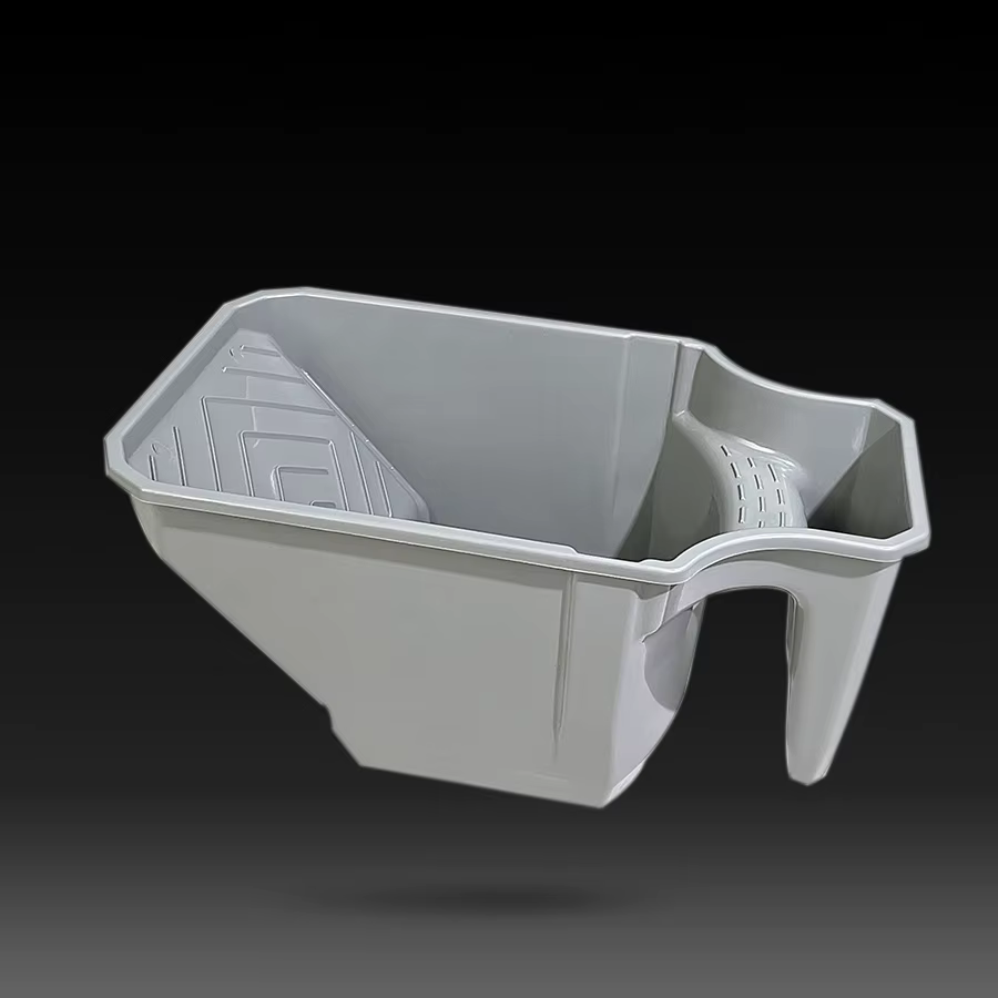Gobelet à peinture portable avec support de rouleau, 4 pouces, grande capacité 1L, en PP durable, co