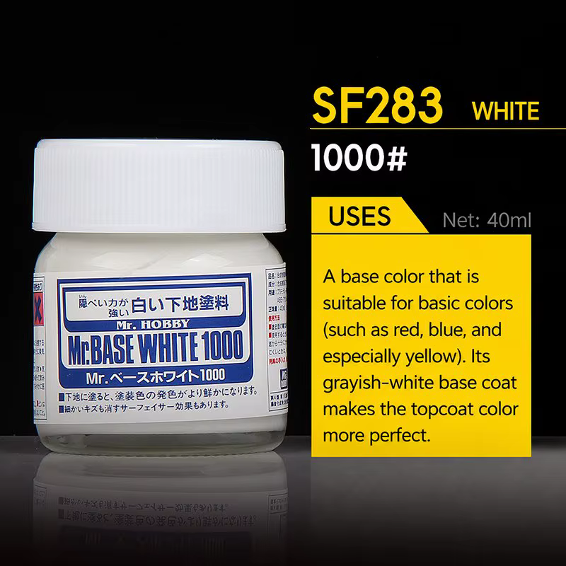 MR HOBBY Mr. Surfacer SF283~SF292 Aqueous Surfacer 40ML Peinture de base en spray pour modèles à ass