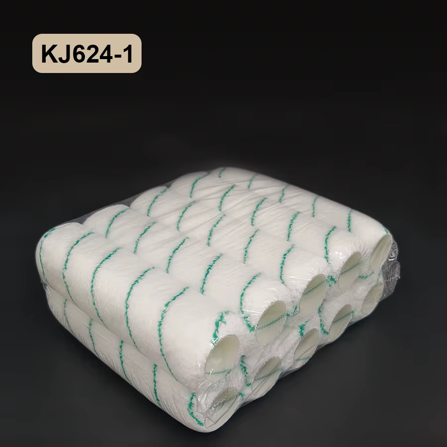 10 rouleaux de peinture en microfibre tissée de 9 pouces x 1,5' avec poils moyens