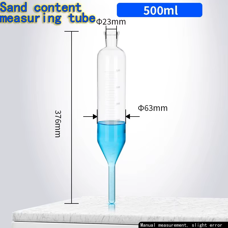 Tube de mesure de teneur en sable, échelle, Tube centrifuge 250/500ml, NA-1, compteur de teneur en s