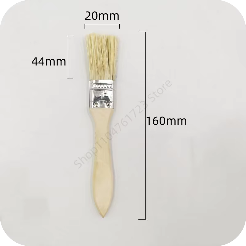 Lot de 5 pinceaux de peinture de qualité supérieure avec manche en bois, pinceaux à poils doux pour 