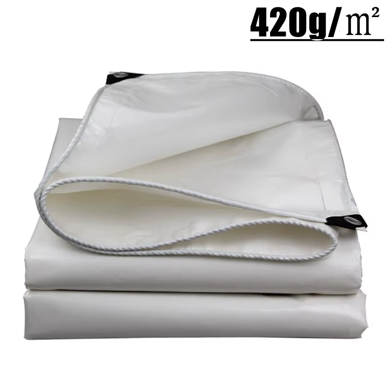 420~1000g/ ㎡   Bâche en PVC robuste, bannière enduite, abri solaire, auvent pour Pergola, couverture