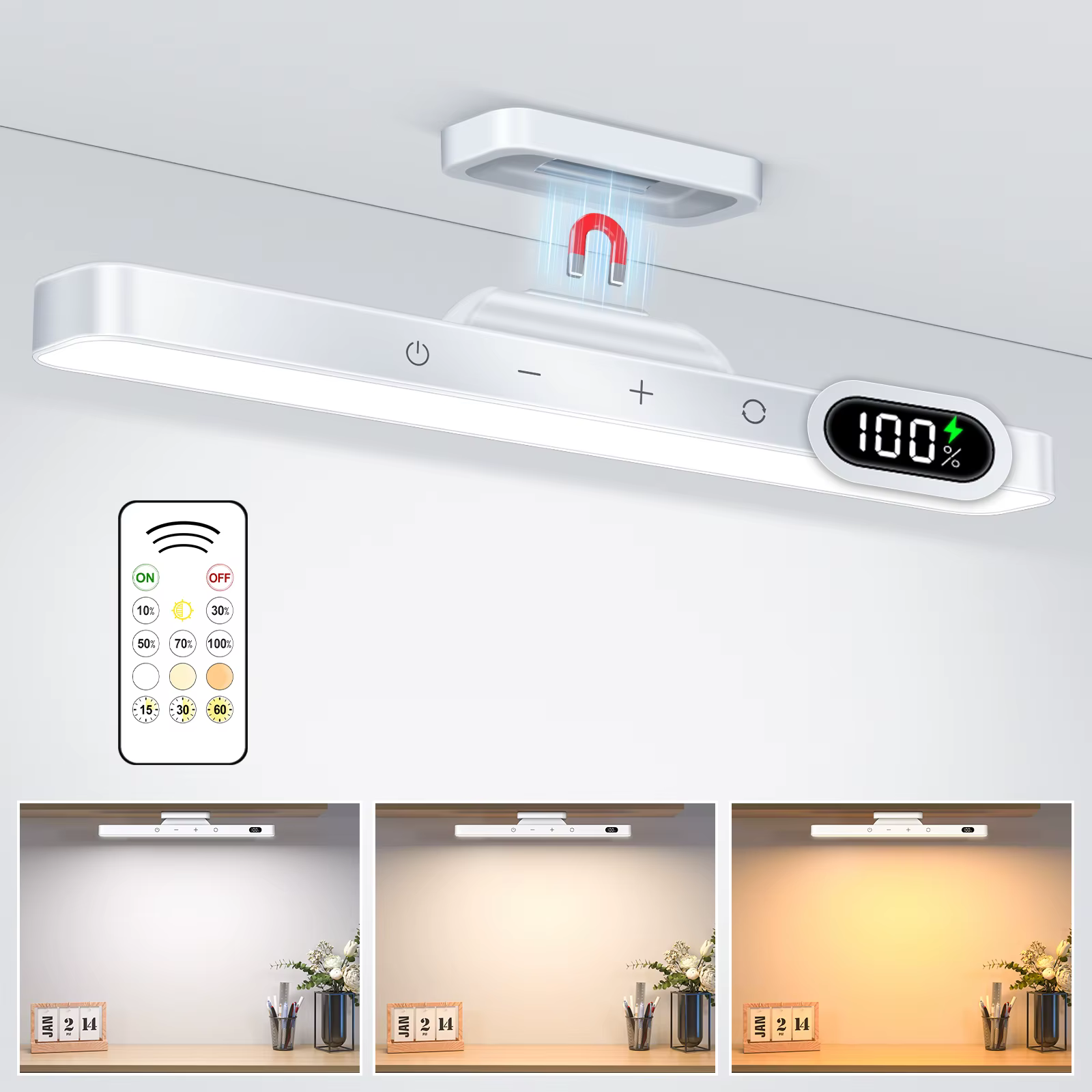 WILLED – lumières de miroir à intensité variable, 5W, 3 couleurs, lumière de maquillage réglable ave
