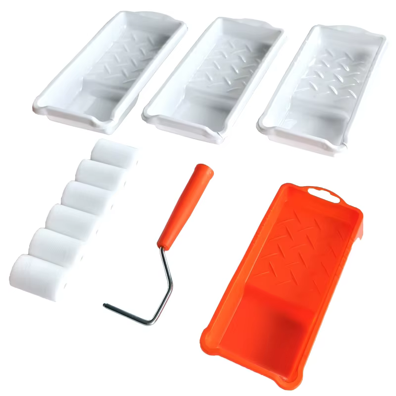 Nouveau kit de rouleau à peinture de 2 pouces, rouleau à peinture en mousse haute densité, revêtemen