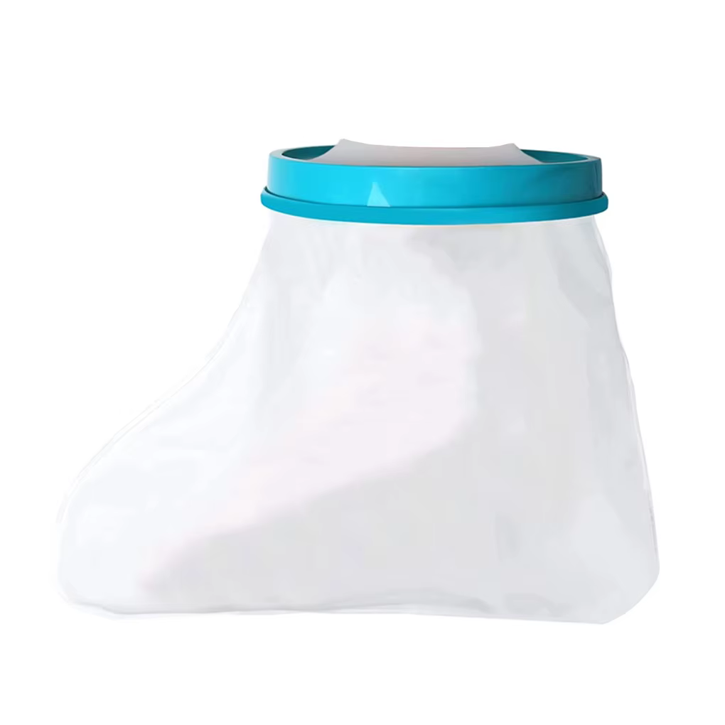 Couvre-pieds moulés pour douche, bandage de douche étanche et protecteur moulé pour douche et bain, 