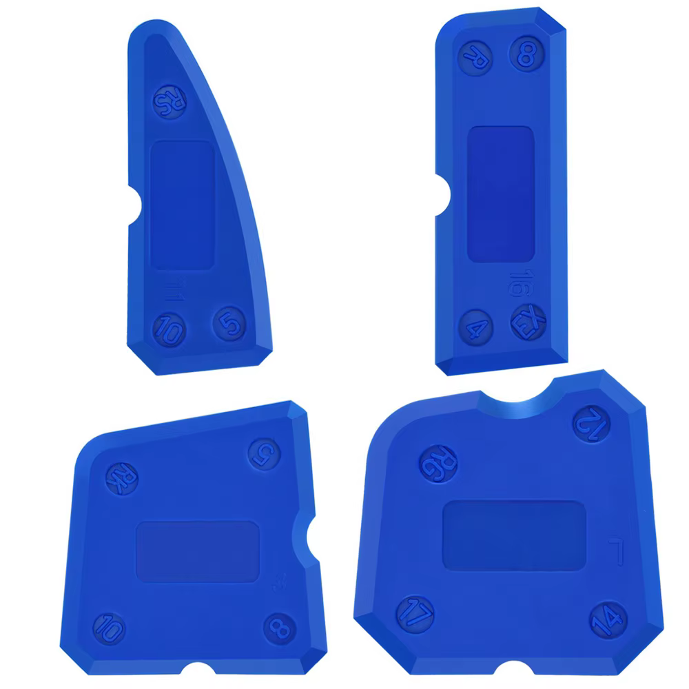 Outils de calfeutrage professionnels-Kit d'épandage de mastic de joint dissolvant de grattoir de cou