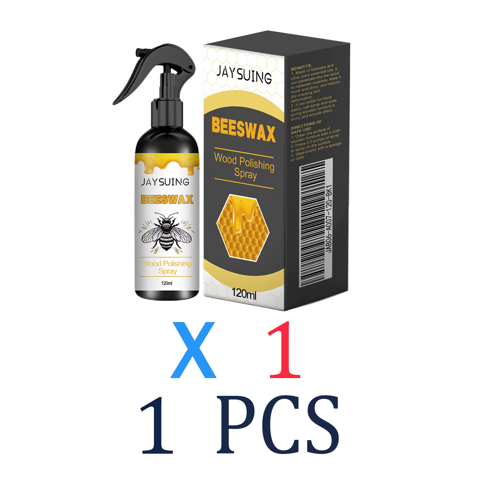 Nettoyant pour meubles en bois, spray à la cire d'abeille, nettoyant pour sols, anti-humidité, anti-