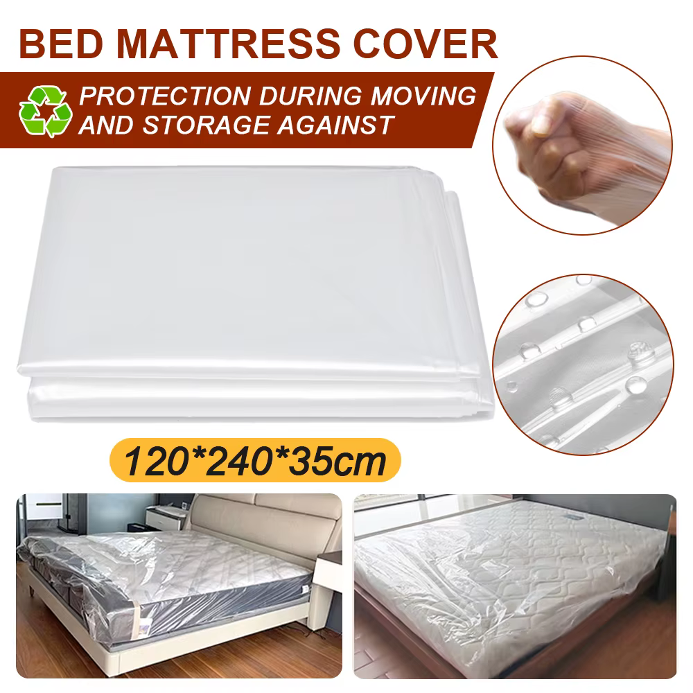 Sac de matelas en plastique, étui de protection pour maison mobile, housse de rangement pour matelas