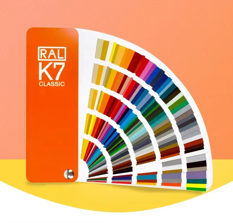 Carte de couleurs RAL originale allemande, standard international, nuancier Ral K7 pour peinture, 21