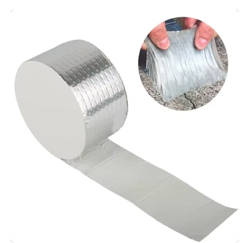 1 rouleau de ruban butyle auto-adhésif imperméable, feuille d'aluminium, colmatage des fuites, coule