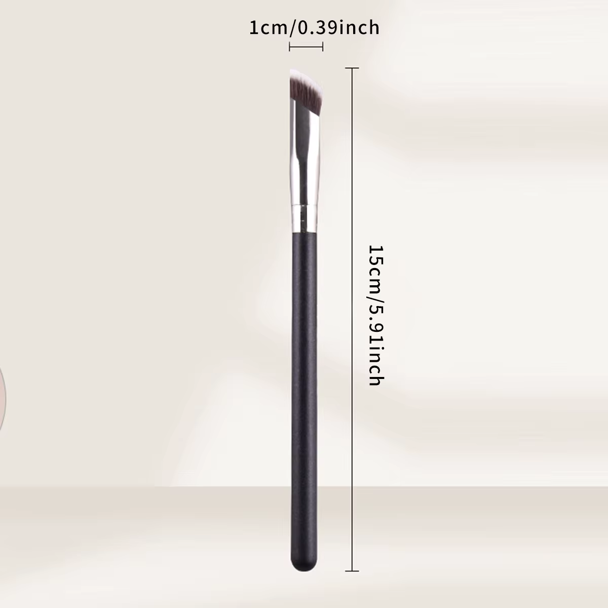 Pinceaux de maquillage professionnels inclinés pour poudre liquide, contouring, blush crème et fond 