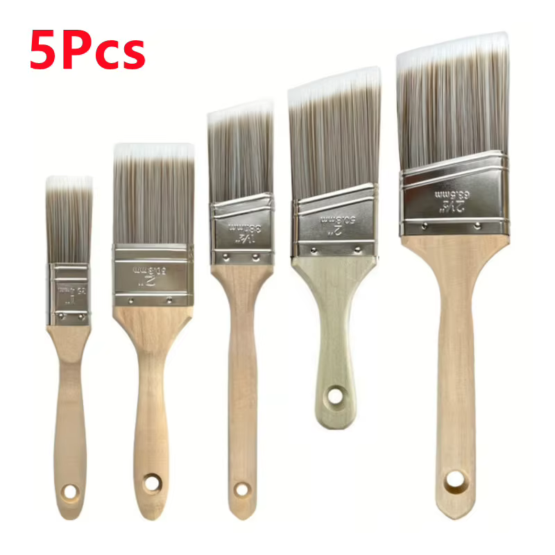 Ensemble de pinceaux à peinture, 5 pièces, pinceaux d'angle intérieur et extérieur pour l'améliorati