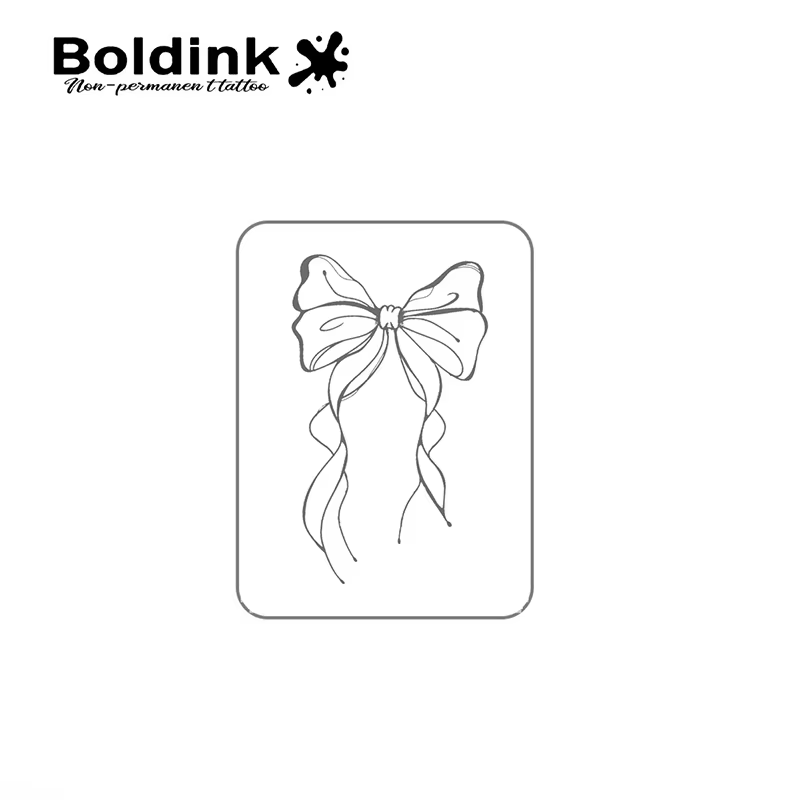 Tatouage temporaire de ruban gracieux, dure jusqu'à 15 jours, autocollant semi-permanent magique imp