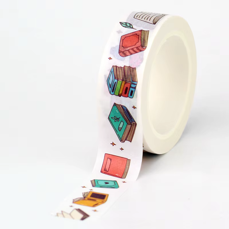 Nouveau, 1 pièce Ruban de masquage adhésif japonais pour bricolage, papier de nettoyage mignon, scra