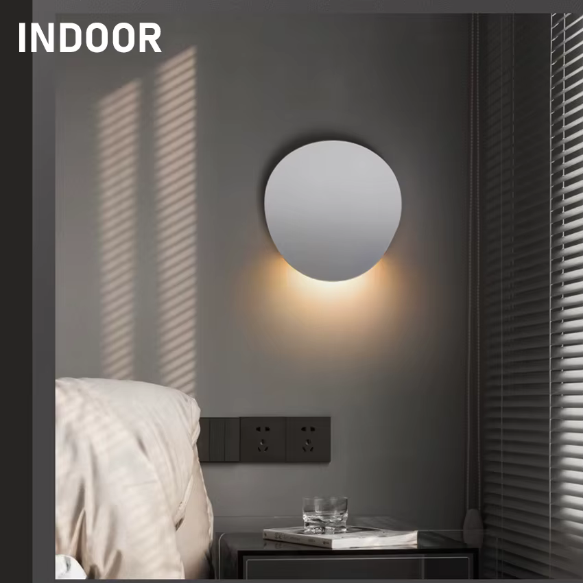Applique murale d'intérieur LED moderne en aluminium, étanche, créative, pour jardin extérieur, cour