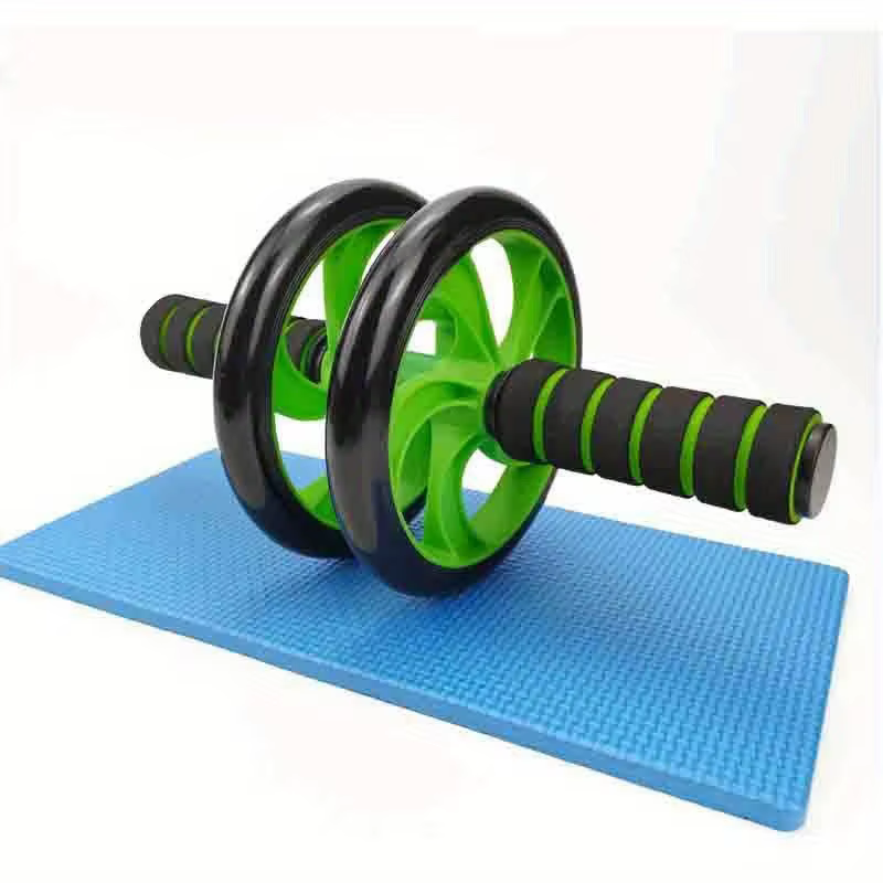 Roulette abdominale à double roue coordonnante, entraînement à domicile, fitness, entraîneur muscula