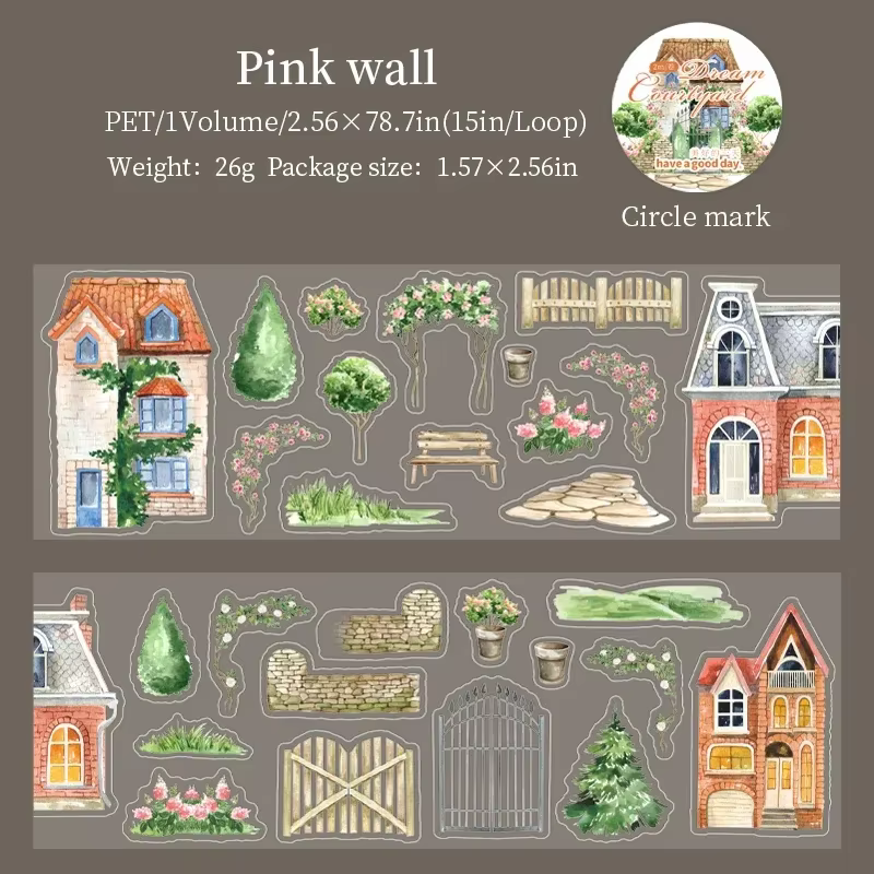 Rouleau de ruban adhésif découpé pour Scrapbooking, 1 rouleau de 2M, 65mm x 2m, pour aménagement pay