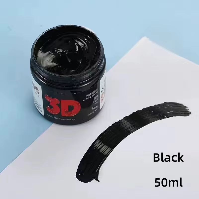 Peinture acrylique dorée et argentée de 50 ml, imperméable, pigment riche, ne se décolore pas, non t