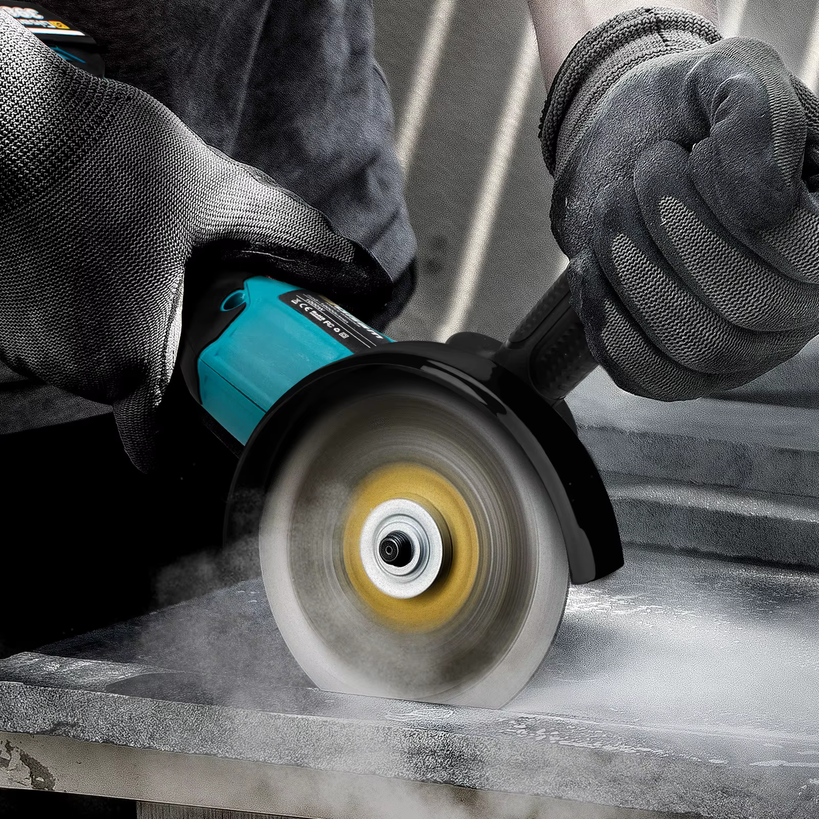 Gami 125MM meuleuse d'angle électrique sans brosse vitesse Variable M14 Machine de découpe outil de