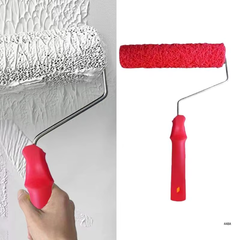 Rouleau composé cloisons sèches, brosse à Texture, brosse murale, rouleau mastic, outil décoration à