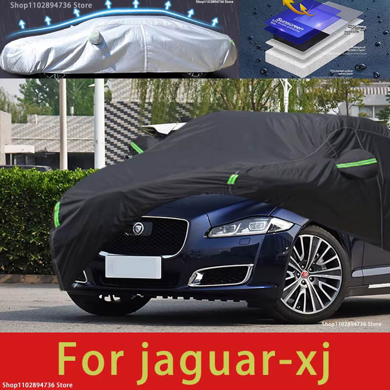 Juste de voiture complète pour guitXJ Fit, protection extérieure, bâche de voiture noire, pare-solei