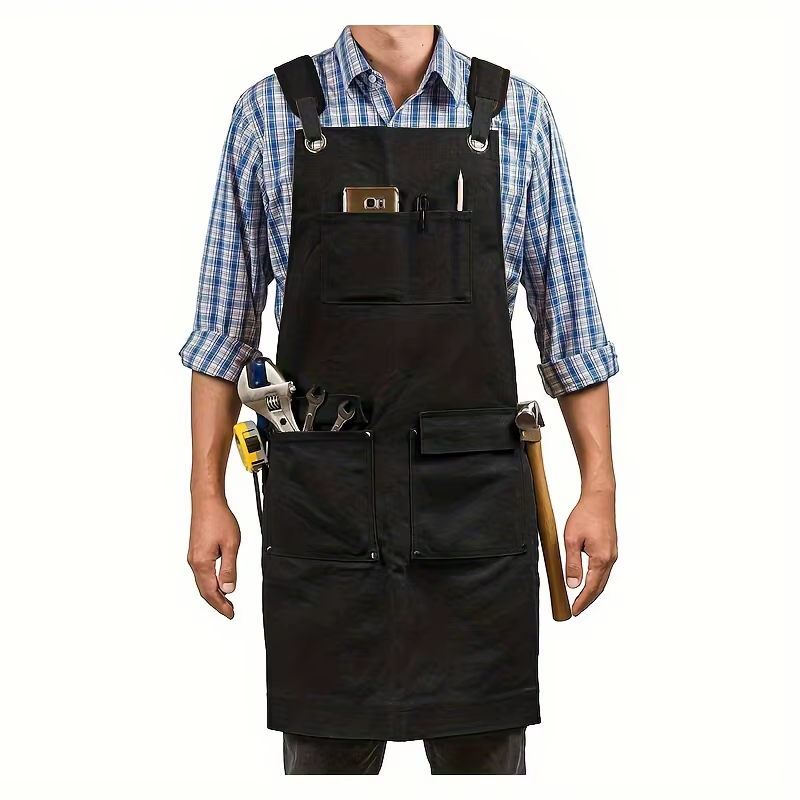 Bonne toile de coton épaissie de haute qualité été tablier imperméable restauration boutique cuisine