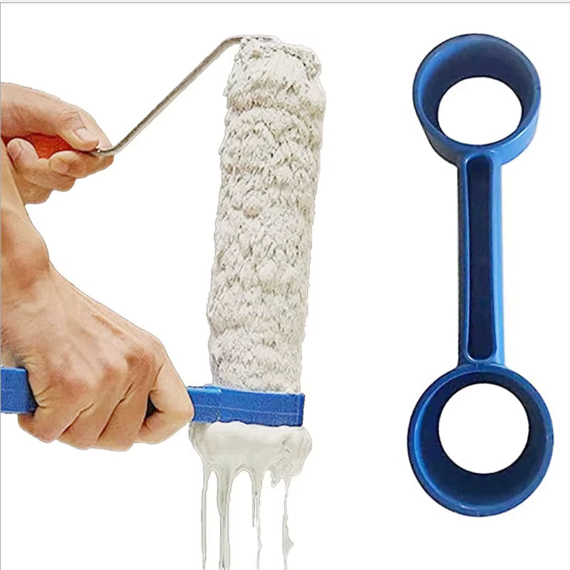1PC Nettoyeur de rouleaux de peinture amélioré, brosse rotative pour un nettoyage facile et en profo