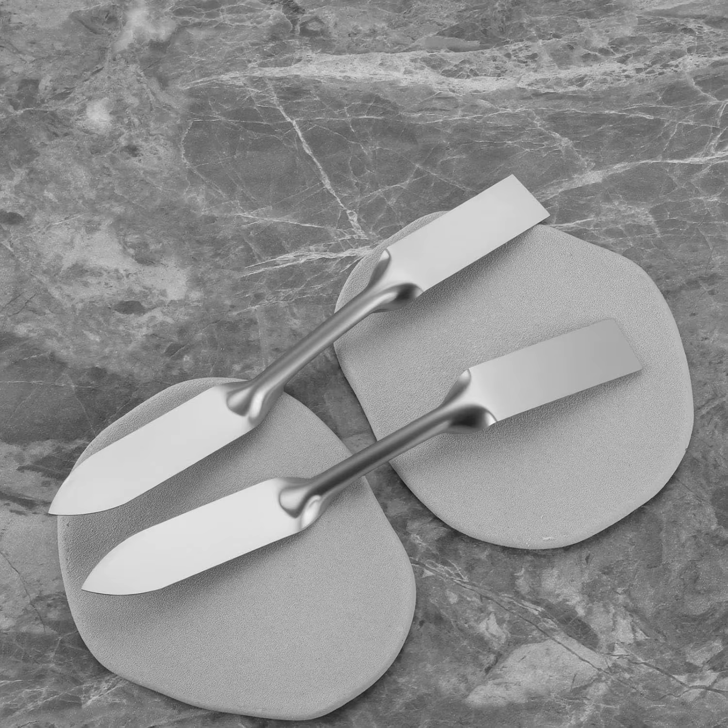 Truelle à double tête en acier inoxydable pour plâtrage, outil de finition pour calfeutrage, truelle