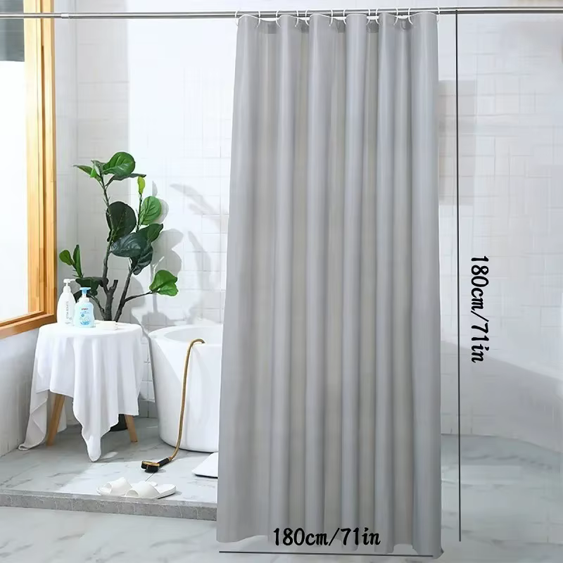PEVA rideau de douche imperméable moisissure salle de bain rideau solide vague fenêtre Tulle maison