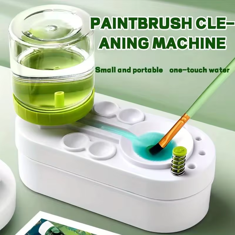 Nettoyant pour pinceaux à peinture, rinçage pour aquarelle, avec nettoyeur de canalisations, tasse d