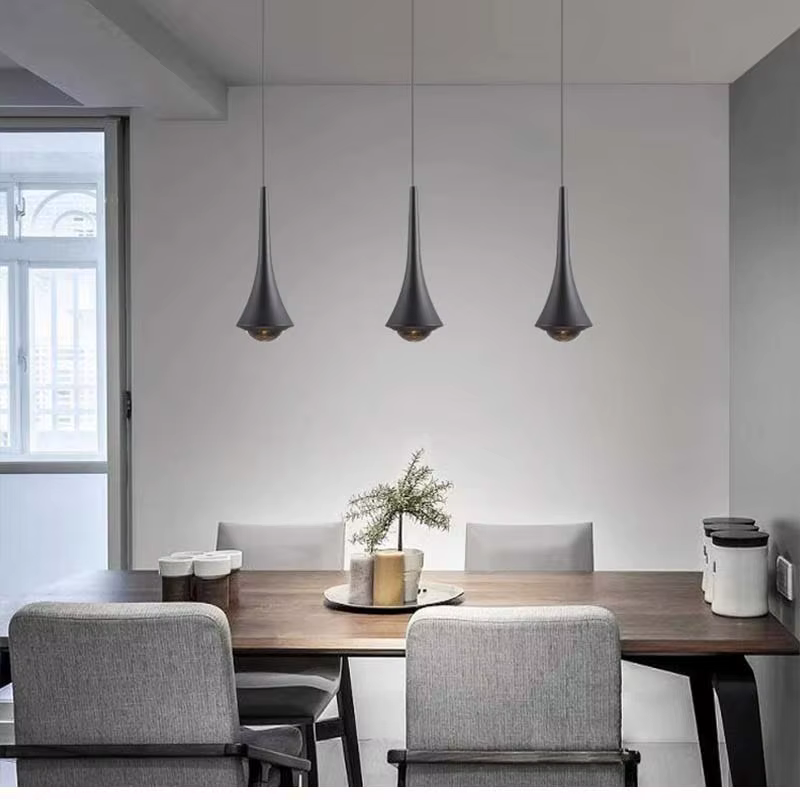 Plafonnier LED en frêne au design moderne, spectre complet, réglable, luminaire décoratif d'intérieu