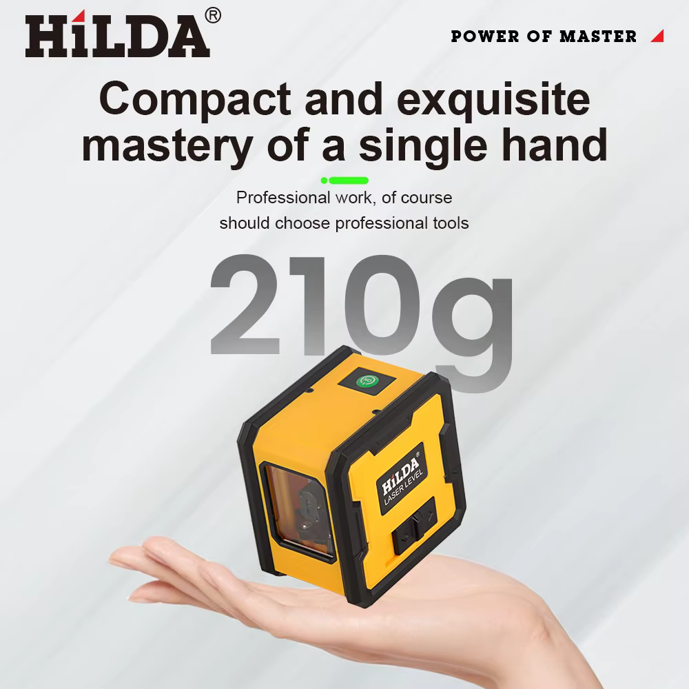 HILDA niveau Laser 2 lignes avec aimant sur le dos auto-nivelant nivellement automatique puissant ni