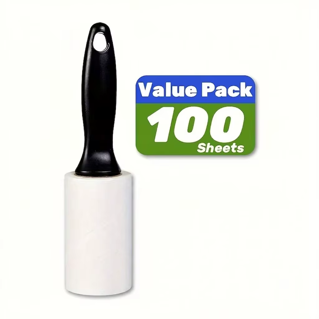 Rouleau anti-peluches 100/300/400/600 feuilles, rouleau dépoussiérant pour poils d'animaux, recharge