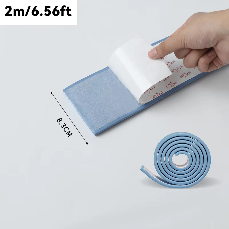 Mousse d'isolation de tuyau auto-adhésive de 2 m/6,56 pieds-enveloppe d'isolation thermique épaisse