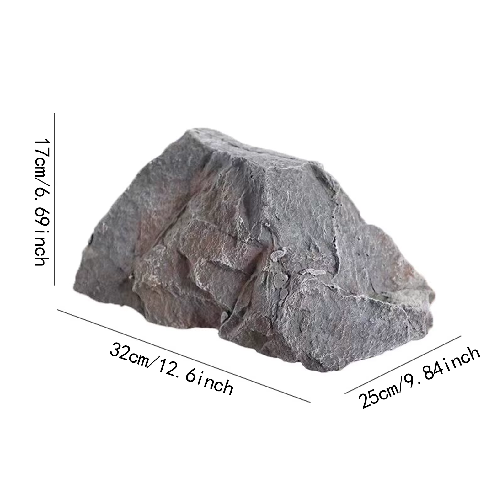 Rocher artificielle légère en grès PU, Texture naturelle pour parcs, supermarchés, aménagement paysa
